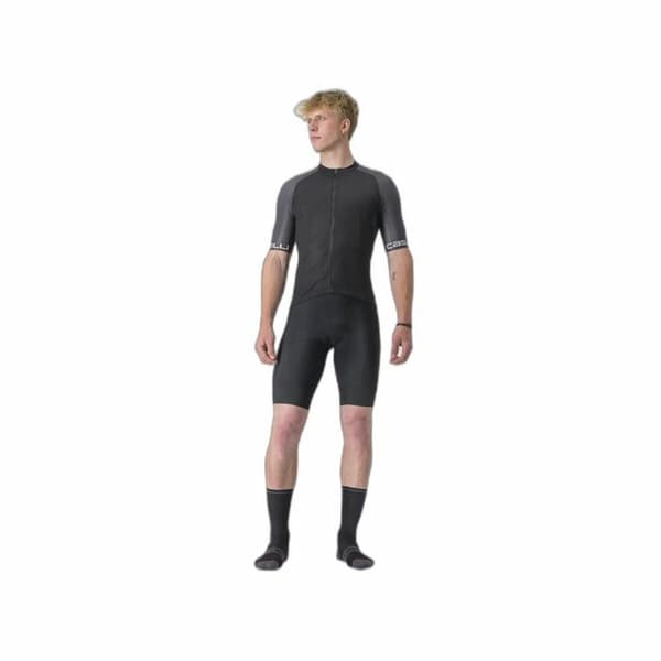 Cykeltrøje Castelli Entrata Vi Sort - S