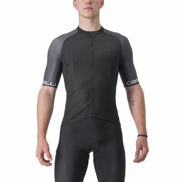 Cykeltrøje Castelli Entrata Vi Sort - S