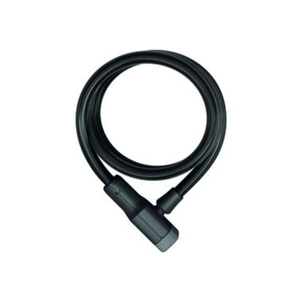 Antivol kabel - Abus - Racer 6412K/120 - Stål kabel - 120 cm - Svart