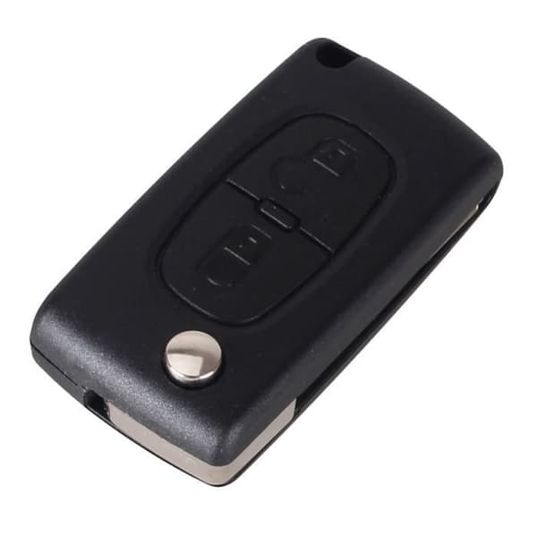 Nyckelskal för Peugeot 207 307 308 3008 5008 807 Expert Partner C2 C3 C4 C8 - CE0523 - 2 knappar utan batterifack Phonillico®