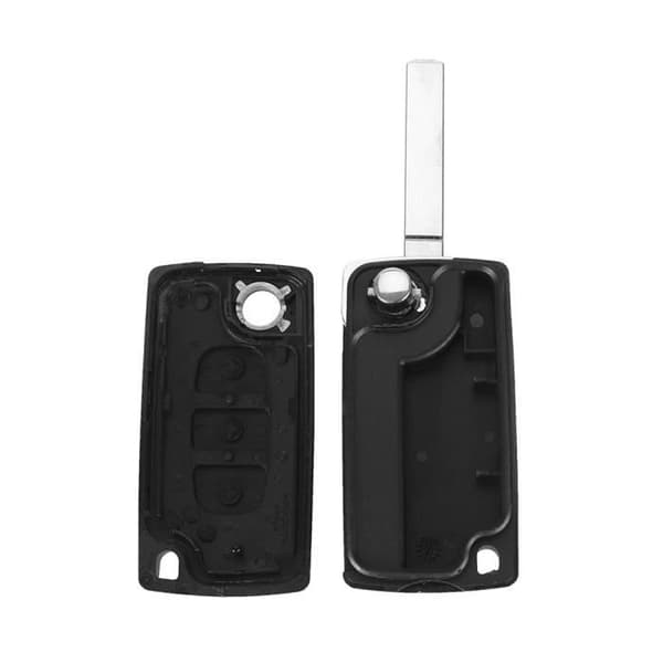 Nyckelskal för Peugeot 207 307 308 3008 5008 807 Expert Partner C2 C3 C4 C8 - CE0523 - 2 knappar utan batterifack Phonillico®