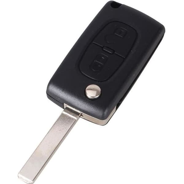 Nyckelskal för Peugeot 207 307 308 3008 5008 807 Expert Partner C2 C3 C4 C8 - CE0523 - 2 knappar utan batterifack Phonillico®