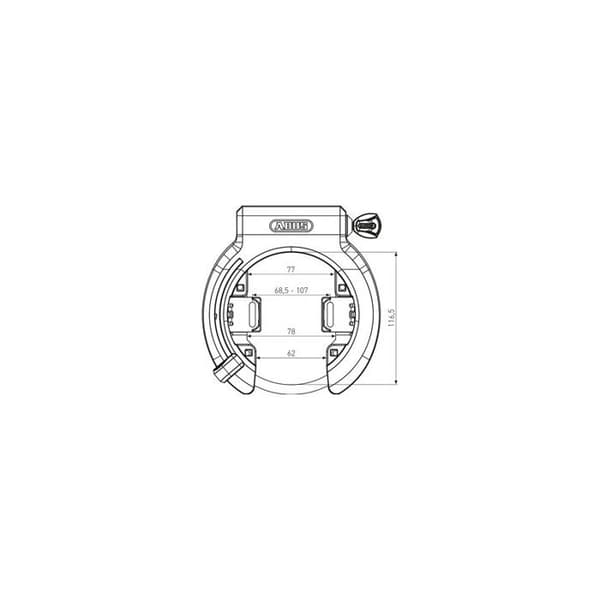 ABUS ANTI-TYVERI RAHMEN GRANIT XPLUS™ 6950ML R OE