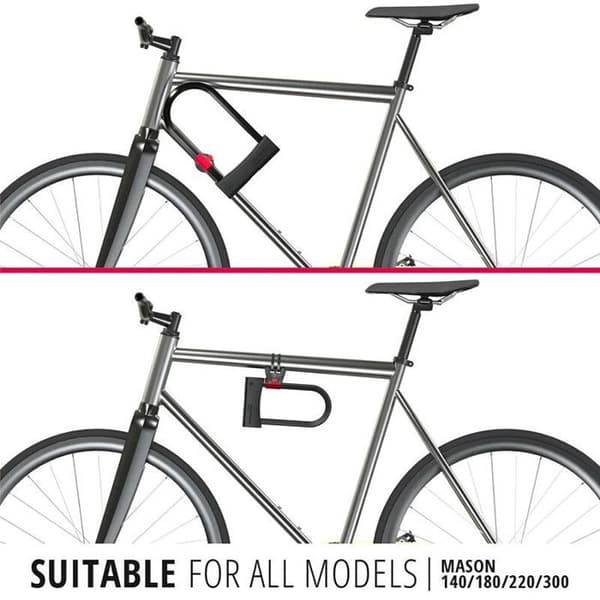Stödsystem U - Seatylock - Mason - Färg svart - Diameter 25-65 mm - Unisex