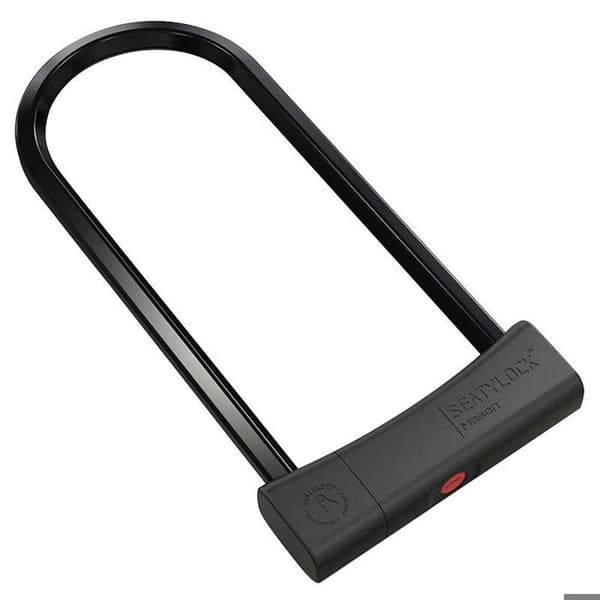 Antivol U - Seatylock - Mason - Härdat stål - 30x14 cm - Svart
