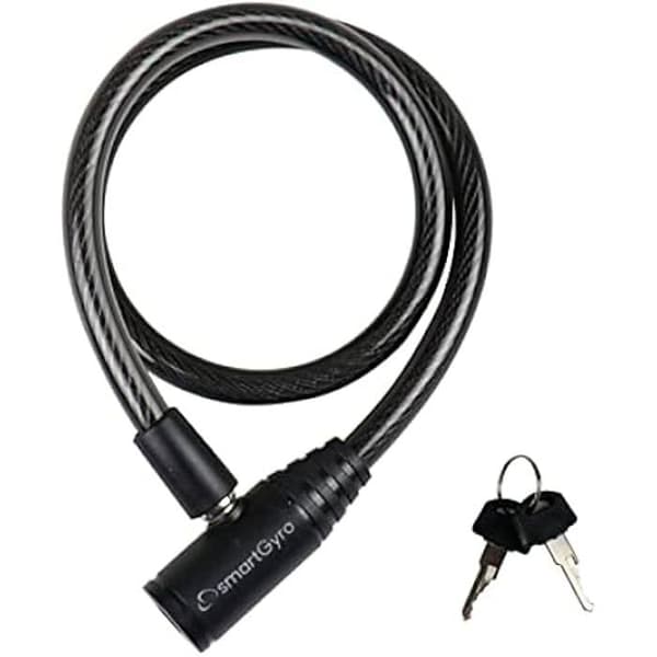 Stöldskyddsenhet - SmartGyro - Universal - Flexibel och motståndskraftig kabel - 2 nycklar - Svart