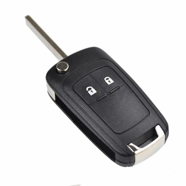 Fjärrkontrollsnyckel med 2 knappar för Opel-Vauxhall Mokka Adam Astra J Zafira C Corsa D E Insignia Cascada Meriva Karl VIVA
