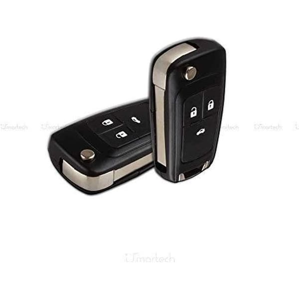 Bilnyckelskal med 3 knappar med blad för Opel Insignia, Astra J, Zafira, Opel