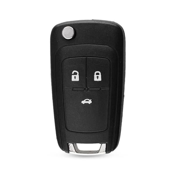 Nyckelskal, KEYYOU Ersättningsfjärrkontroll med 3 knappar Nyckelskalsfodral för Opel Vauxhall Insignia Astra J nyckel