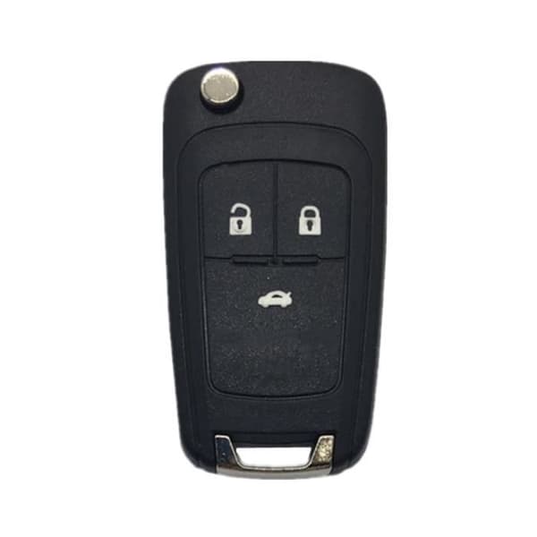 INF Lock Couvercle de clé de voiture à 3 boutons pour Buick/Opel/Chevrolet Le noir