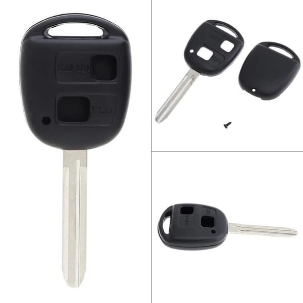Coque Fjärrkontroll nyckel 2 knappar TOYOTA YARIS RAV4 PRIUS COROLLA CELICA att programmera