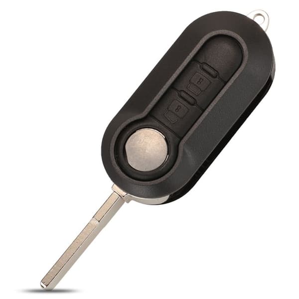 Fjärrnyckel fob 2/3BTN för Fiat 500 Panda Punto Bravo Ducato Peugeot Boxer Citroën Jumper, blad icke klippt~2399