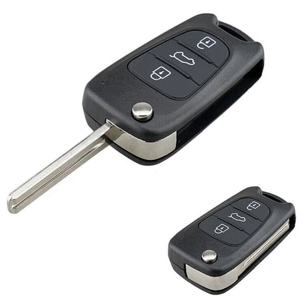 Skyddshölje för nyckel med 3 knappar för Hyundai I20 I30 X35 IX20 Veloster för fjärrnyckel Kia Sportage~3311