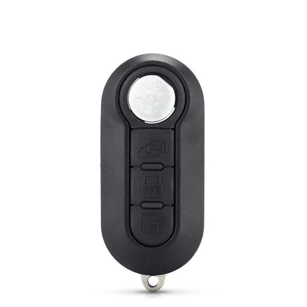 Fjärrnyckelskal med 3 knappar för Fiat 500 Panda Punto Bravo, tomt fodral, SIP22 blad utan nyckel~712