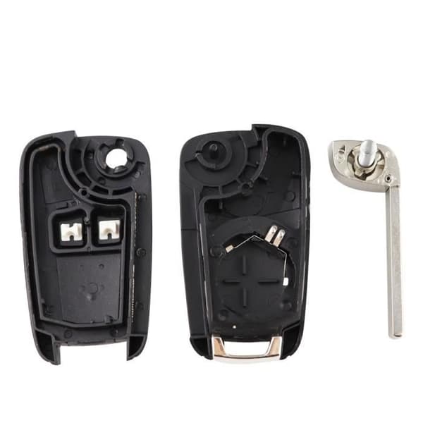 Fjärrnyckel med 3 knappar, högkvalitativ kniv, Opel, SachFor Astra J, Zafira B, C, Insignia, Adam, Cascade, Karl, HU100