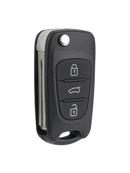 Fhip fjärrnyckelskal med 3 knappar för Hyundai I20 I30 IX35 I35 Accent Kia Picanto Sportage K5 bilnyckelskal~3376