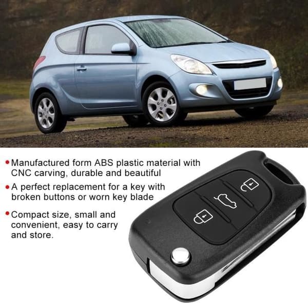 AIZ Skyddshölje för bilnyckel med 3 knappar för HYUNDAI i20 i30