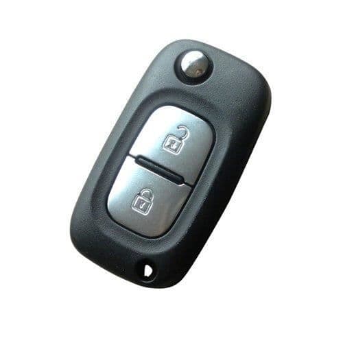 Folding key skal RENAULT MASTER TRAFIC KANGOO CLIO Funknyckel 2 knappar