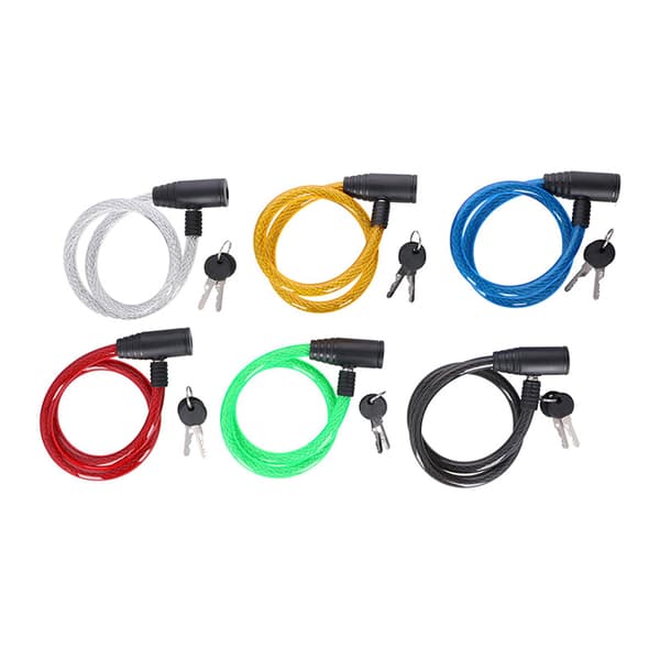 Dunlop-Cykellåsmedspiralnyckel65cm(orange)
