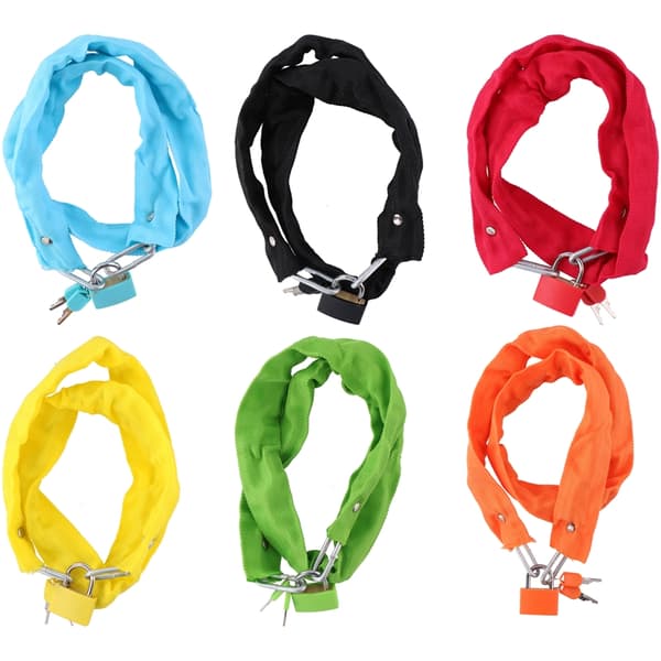 Dunlop-Stöldskyddscykellås90cm(Gult)