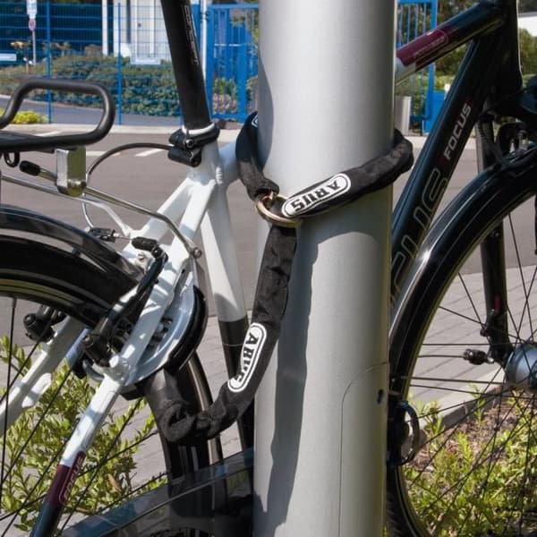 ABUS Chaine 6KS - 100 cm för förlängning av Pro tectic 4960 ramlås - Svart