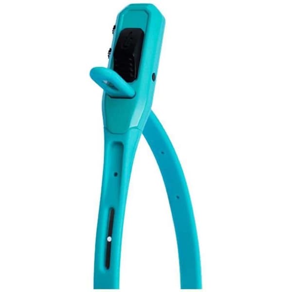 HipLok Z-Lok Pansar Återanvändbart Tie Bike Lock - 40cm Cyan