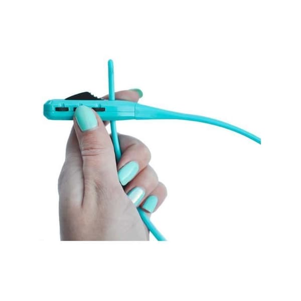 HipLok Z-Lok Pansar Återanvändbart Tie Bike Lock - 40cm Cyan