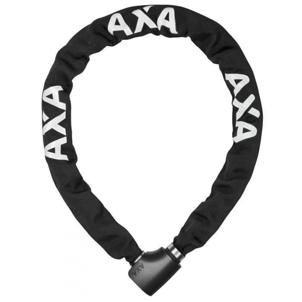 Kedjehänglås - AXA - Absolut - 9 mm - 110 cm - Stål/Svart Polyester