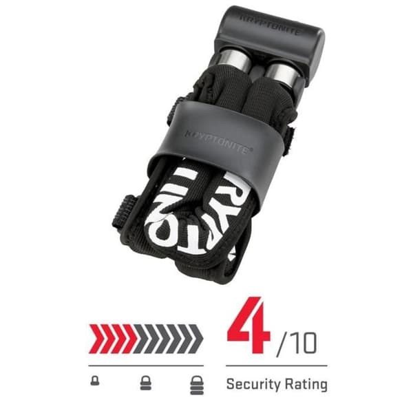 Fällbart lås - KRYPTONITE - Keeper 695 Dam - Skyddsnivå 4 - Vikt 770 g - Stålmaterial