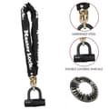 Miniatyrbild 2 av 6: Master Lock Chain med Mini U Lock Stål 90cm x 10mm 8234EURDPRO