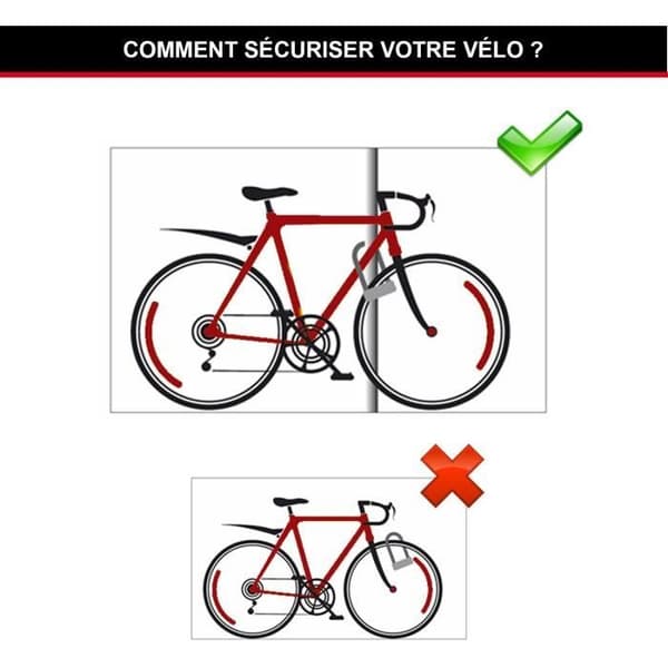 U Bike Lock - MASTER LOCK - 8279EURDPRO - Case-härdat stål, nyckel, certifierad