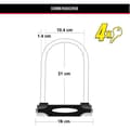 Miniatyrbild 6 av 6: U Bike Lock - MASTER LOCK - 8279EURDPRO - Case-härdat stål, nyckel, certifierad