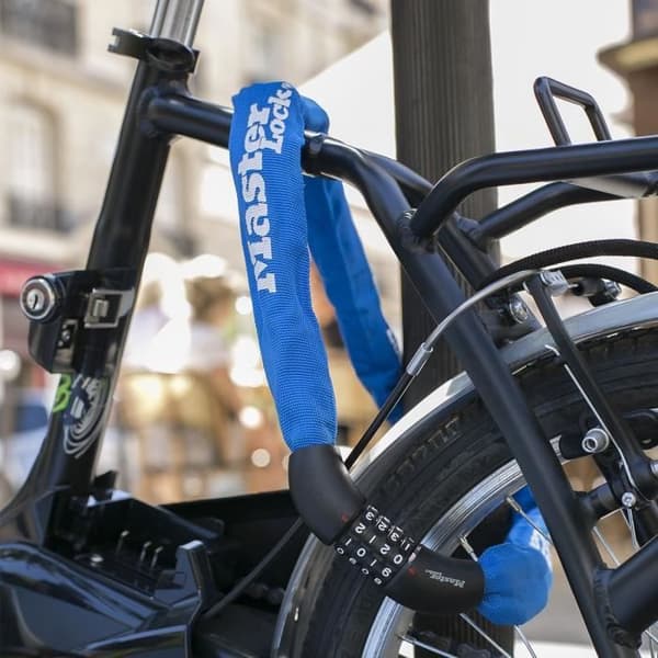 Cykelkædelås - MASTER LOCK - Cykelkædelås - 90 cm x 8 mm - Høj sikkerhed