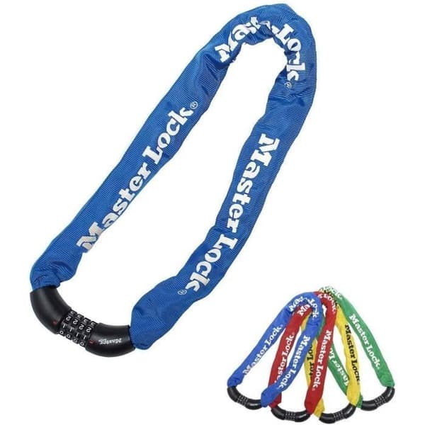 Cykelkædelås - MASTER LOCK - Cykelkædelås - 90 cm x 8 mm - Høj sikkerhed