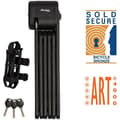 Miniatyrbillede 3 af 6: Foldbar cykellås - MASTER LOCK - 8333EURDPRO - Hærdet stål, 3 nøgler, certificeret, støtte inkluderet