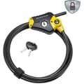 Pikkukuva 1 / 4: Varkaudenesto - MASTER LOCK - Python 8433EURD - Säädettävä pituus 30 cm - 1,8 m - Kierretty teräs - Musta
