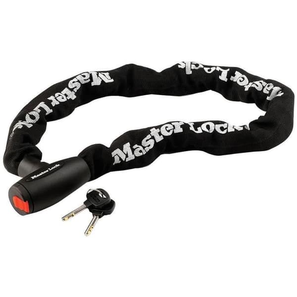 Moottoripyörän varkaudenestolaite - MASTER LOCK - 10 mm:n pintakarkaistu teräsketju - 1 m pitkä