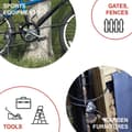 Miniatyrbillede 4 af 4: Master Lock 8417EURDPRO Patenteret justerbar kabellås fra 30 cm til 1,8 m