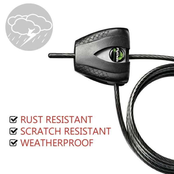 Master Lock 8417EURDPRO Patenteret justerbar kabellås fra 30 cm til 1,8 m