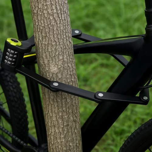 Vikbart Cykellås - Lås för cykel