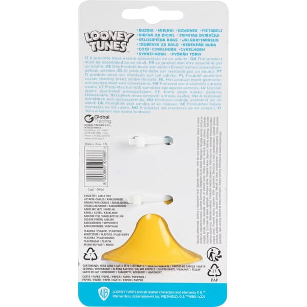 Ringklocka för barn Looney Tunes CZ10966 Gul