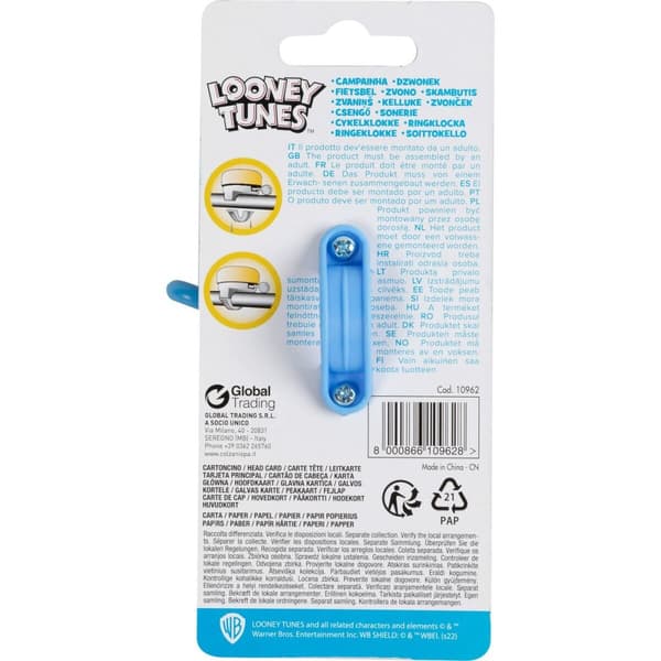 Ringklocka för barn Looney Tunes CZ10962 Gul