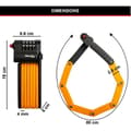 Miniatyrbillede 6 af 6: Kombinationslås til cykel - MASTER LOCK - 8336EURDPRO - Hærdet stål, programmerbar kombinationslås, beslag inkluderet