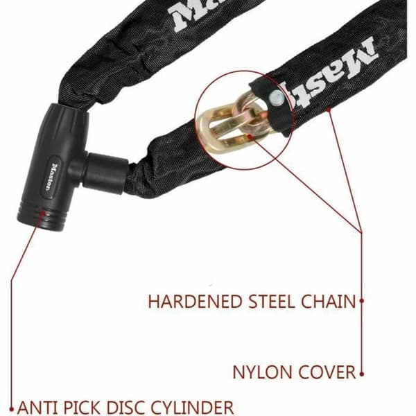Avainriippulukko Master Lock Musta 90 cm