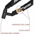 Pikkukuva 3 / 4: Avainriippulukko Master Lock Musta 90 cm