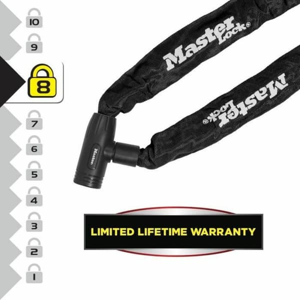 Avainriippulukko Master Lock Musta 90 cm