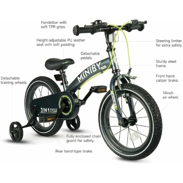 Børnecykel Ociotrends Grå
