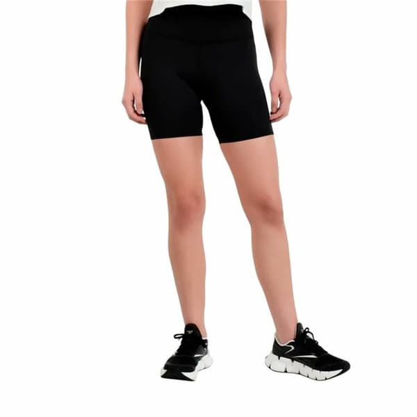 Sport leggins til kvinder Reebok Id Train Hr Bike Sort - M