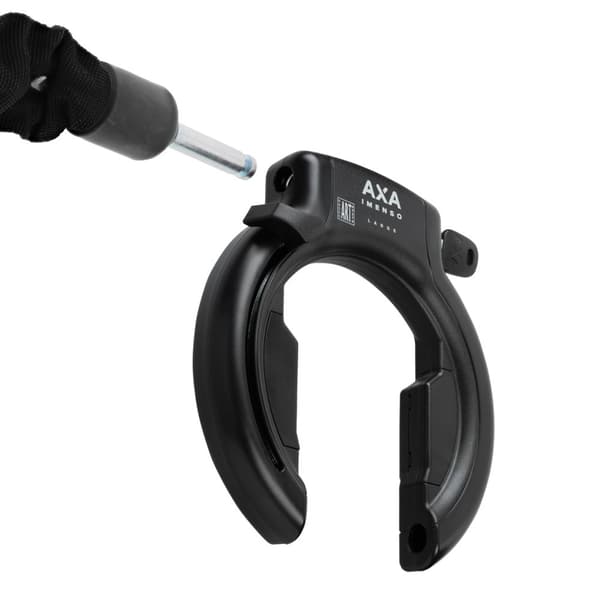 Cykellås Hjullås AXA Imenso Stor Ring Med Adapter Original
