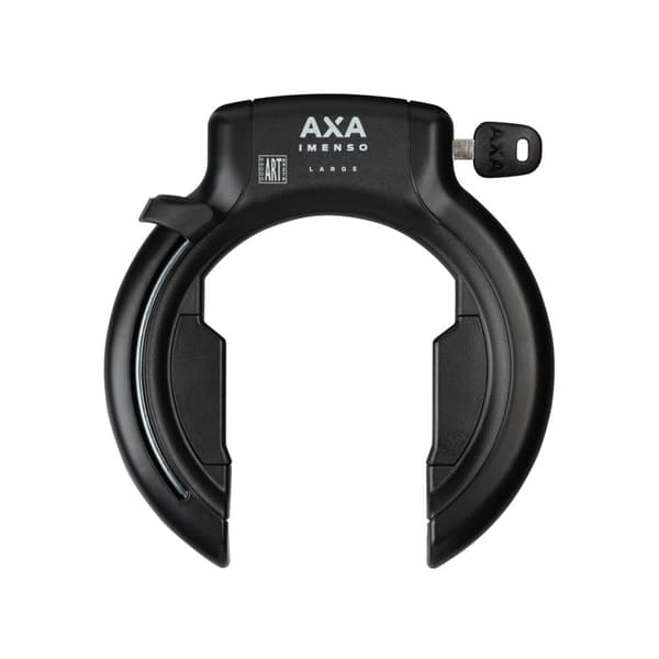 Cykellås Hjullås AXA Imenso Stor Ring Med Adapter Original